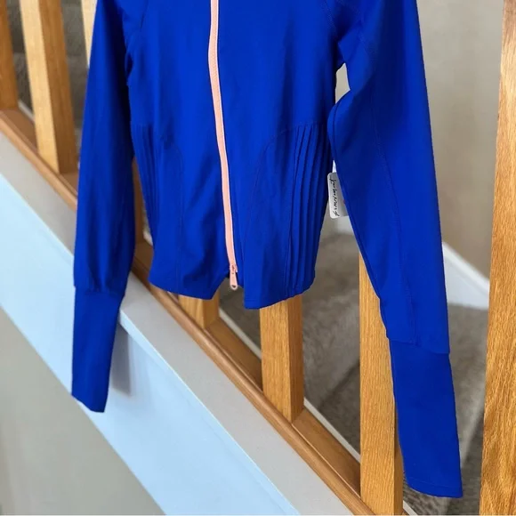 NEW Free People Movement Playin For Keeps Zip Hoodie Layer Sapphire Skies Combo - Picture 6 of 13